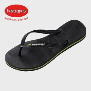 [공식] 하바이아나스 쪼리 슬림 브라질 플립플랍 Black