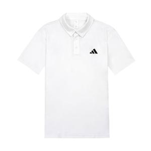 [아디다스 주니어]아디다스 FAB 에어로레디 기능성 러닝 반팔티 폴로티 카라티 화이트 HR8729