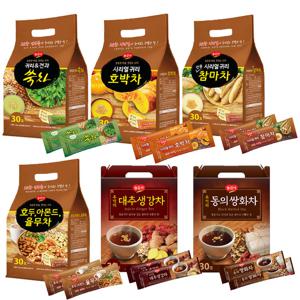 광야식품 시리얼 귀리차 30T 호박차 쌍화차 생강차 쑥차