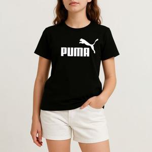 [푸마 주니어]푸마 PUMA 에센셜 로고 K 아동 주니어 반팔티 블랙 586960-01