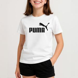 [푸마 주니어]푸마 PUMA 에센셜 로고 K 아동 주니어 반팔티 화이트 586960-02