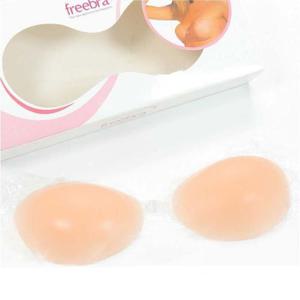 여성 누디 브라 수영복 드레스 실리콘 프리브라