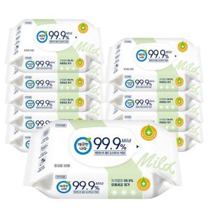 깨끗한나라 클린 손소독티슈 마일드 휴대형 20매 10팩