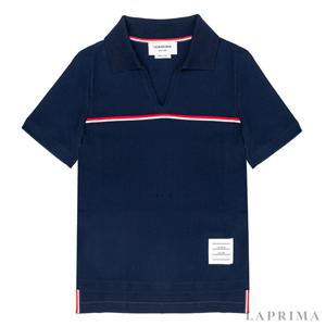 라프리마 톰브라운 스트라이프 여성 폴로 셔츠 FJP076AJ0066-415