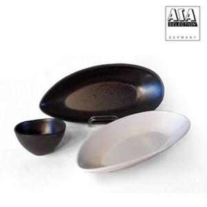 아사셀렉션 감각적인 쿠바 오발접시세트 3p 빈티지그릇 긴접시