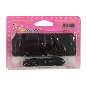 짱짱한 고무줄 검정 머리끈 3P 튼튼한 밴드 대용량