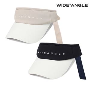 [와이드앵글] WWU23C02 CO 배색 리본 썬캡