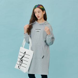 [오션스카이]여아 미디 후드형 원피스