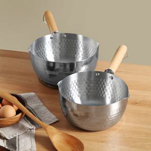 쿡코 해머톤 IH 스텐 우드핸들 편수냄비(18cm)