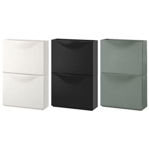 이케아 TRONES 트로네스 신발장 2개입 52x18x39cm/벽수납장