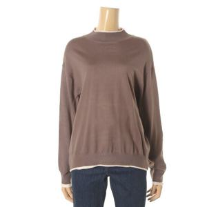 [엠씨]이중배색반폴라니트 C34K002