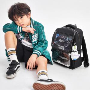 [피터젠슨] 피터매직 레이싱 렌티큘러 책가방 (PUS62UP02M_BK)