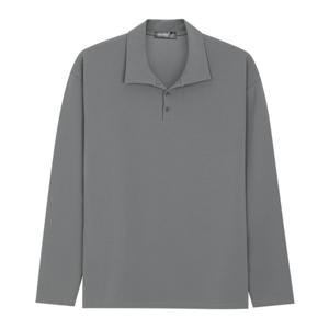 [파파브로]남자 링클프리 심플 오픈카라티 SO-KAA-Q003-그레이