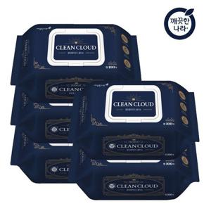 [땡큐온]깨끗한나라 라벤더추출 클린클라우드물티슈 100매x5개