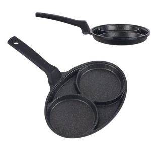 나눔프라이팬 IH 에그팬-2구 인덕션용 원형 계란후라이 토스트 2