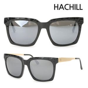 해칠 선글라스 HCOZ03S 01 사각 뿔테 미러