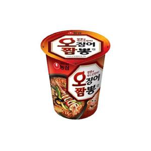 [농심] 오징어짬뽕 소컵 67g 6개입 / 1볼