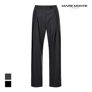 [마레몬떼][마레몬떼] 랩주름 포인트 와이드핏 팬츠_M22NMSL48S0