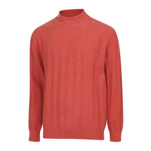 남자 편안한 반폴라 니트웨어 LM-KN-1188-오렌지