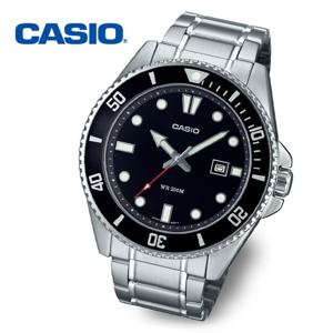 [정품] 카시오 흑새치 블랙 다이버 야광 메탈시계 MDV-107D-1A1