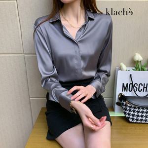 [클라셰]클라셰 샤틴레이디블라우스_B4S0125