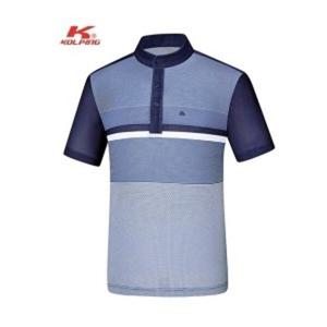 [콜핑]LD28 남성 여름 하이쿨 스트라이프 반팔집업티셔츠 KTT4907M