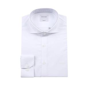 [예작(셔츠)]긴소매 슬림핏 스판 와이드카라 YJESBS169-WH
