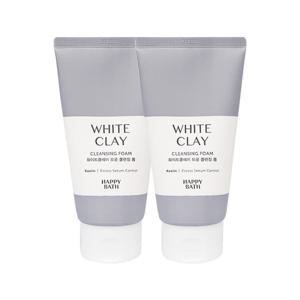 [해피바스]해피바스 화이트클레이 모공 클렌징폼 150g x2