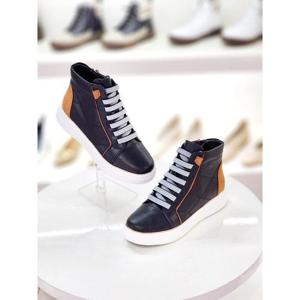 세레스 세이브존03 발렌틴 소가죽 기모 경량 하이탑 스니커즈 (4cm) CR20232