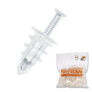 석고앙카 오픈앙카 8x25 TO25 투명 100개입 1봉 판매 피셔앙카