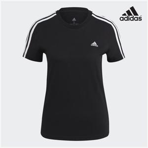 아디다스 여자 에센셜 3선 여자 반팔 운동복 GL0784