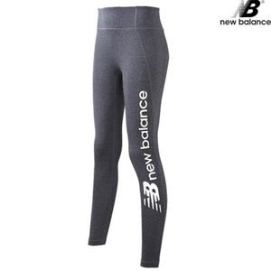 뉴발란스 NBNS84W072-DG 하이웨스트 레터 약간 두꺼운 레깅스