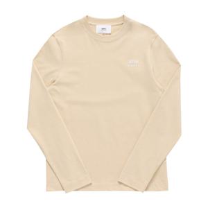 AMI UTS224 726 721 로고 프린트 공용 긴팔티