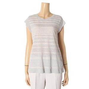 [벨리시앙]캡소매 린넨 니트 탑 KT2204