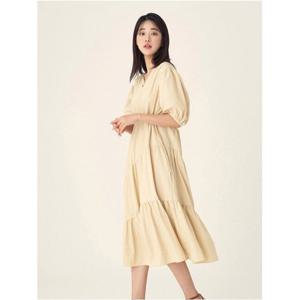 [예쎄](예쎄) V넥 셔링 원피스 (YV05OP05M)