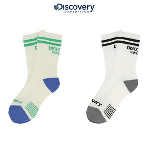 [디스커버리키즈US] (DKSO2234N) 키즈 스트라이프 컬러블럭 하이 삭스