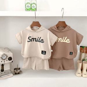 [조이멀티]NEW 스마일후드 아동 반팔 반바지 상하세트 205363