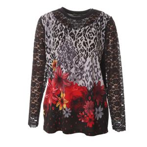 [몬테밀라노]호피꽃티블라우스MK406B2936