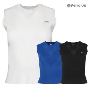 페라어스 여성 하단 버튼포인트 니트 여름 골프조끼 AVS44R6040