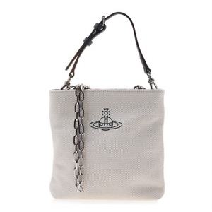 [비비안 웨스트우드] 여성 캔버스 스퀘어 크로스백 43030096 W00