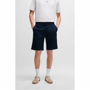 [공식][보스][30%할인] 린넨 스트링 반바지 테이퍼드핏 50513027