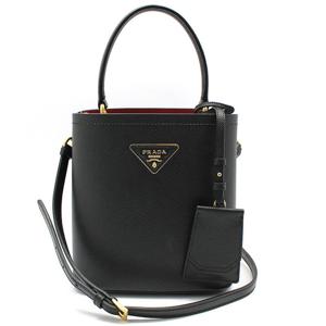 (명품) 프라다 1BA217 블랙 사피아노 두블레 파니