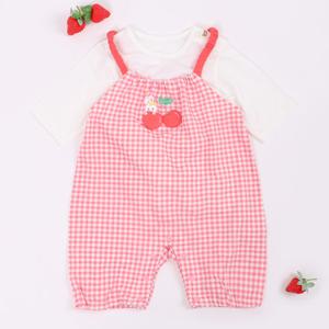 [오가닉맘]핑크체프칠부오버올세트- MJSLQE16