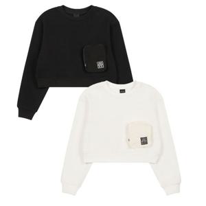 [오프로드]여성 크롭 아웃 포켓 맨투맨_5K25312