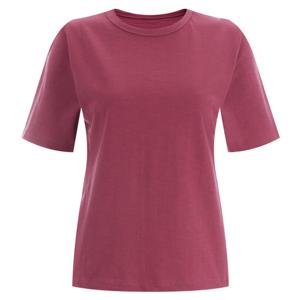 샵앤) 슬럽라운드 여성 20수 면100 반팔티 DAI-WSH-12015-버건디