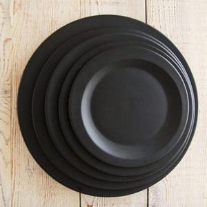 킴스아트 원형양식접시(블랙)(1호)