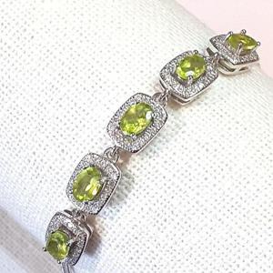 [블루케이] 하이퀄 그린페리도트 원석 팔찌240605-09