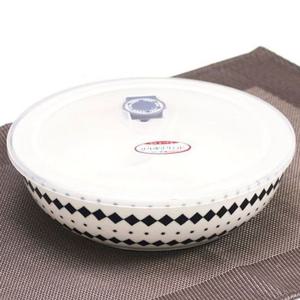 모던라인 반찬통 밀폐용기 도자기 나눔 찬통 3칸 대