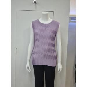 벨리시앙 세이브존04 핫픽스 플리츠 민소매 블라우스 TB3303