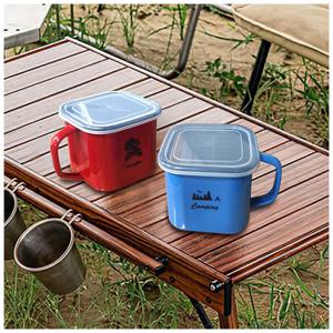 하코야 법랑 사각 핸디포트 1.4L 멀티팟 냄비 튀김